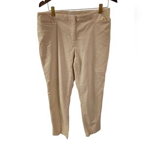 J.Jill Women's Corduroy Pants Cream Size 12